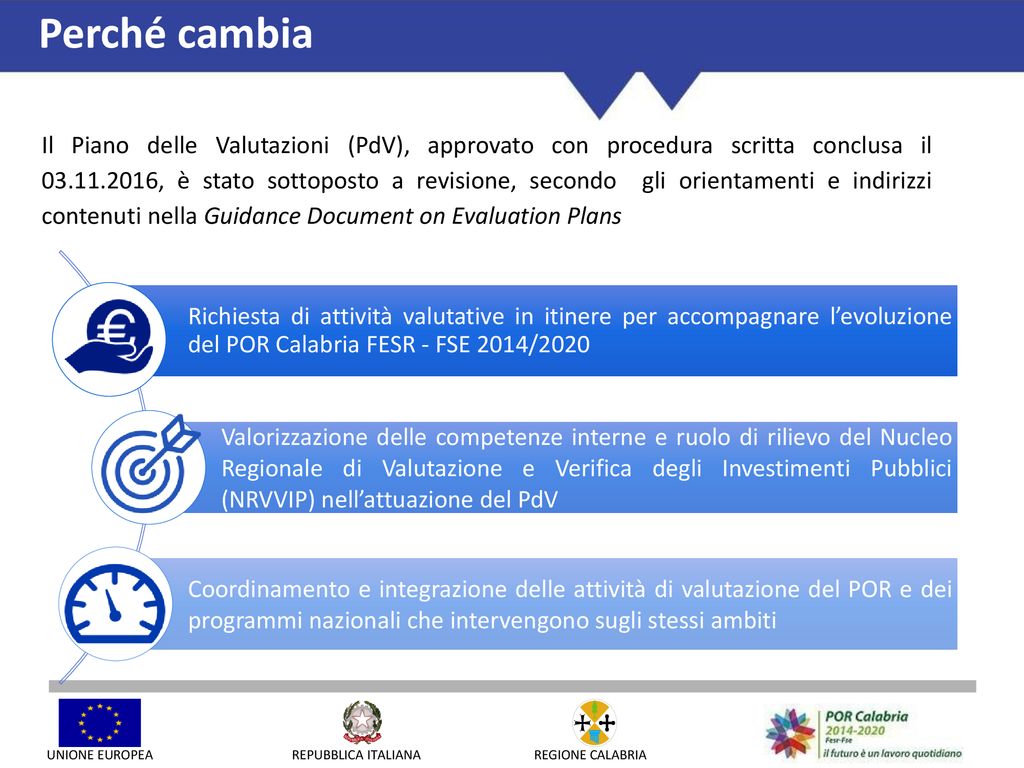 13 01 2019 POR 2014 2020 Piano Di Valutazione Ppt Scaricare